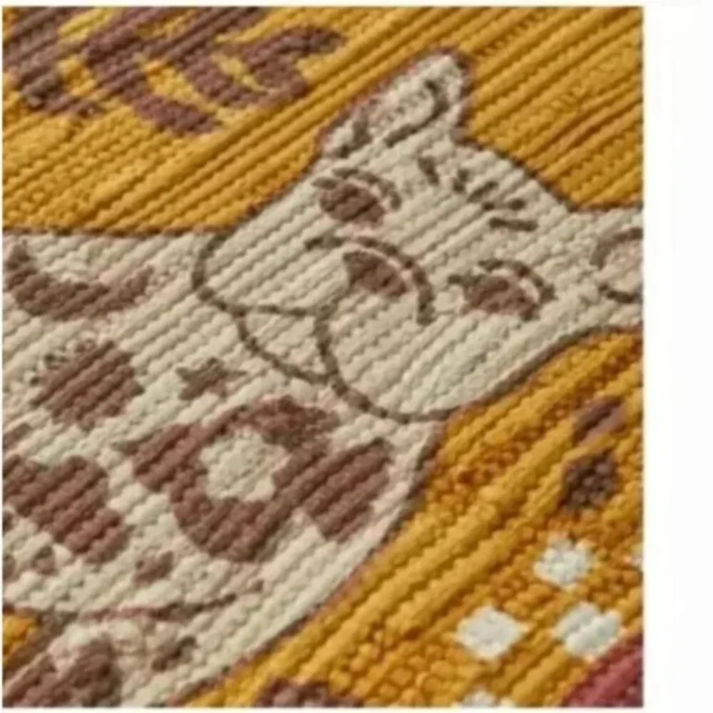 ⭐️ Tattooed Frenchie Dog Puppy Boho Peasant Hipster Hippie Deco Printed Mat Rug